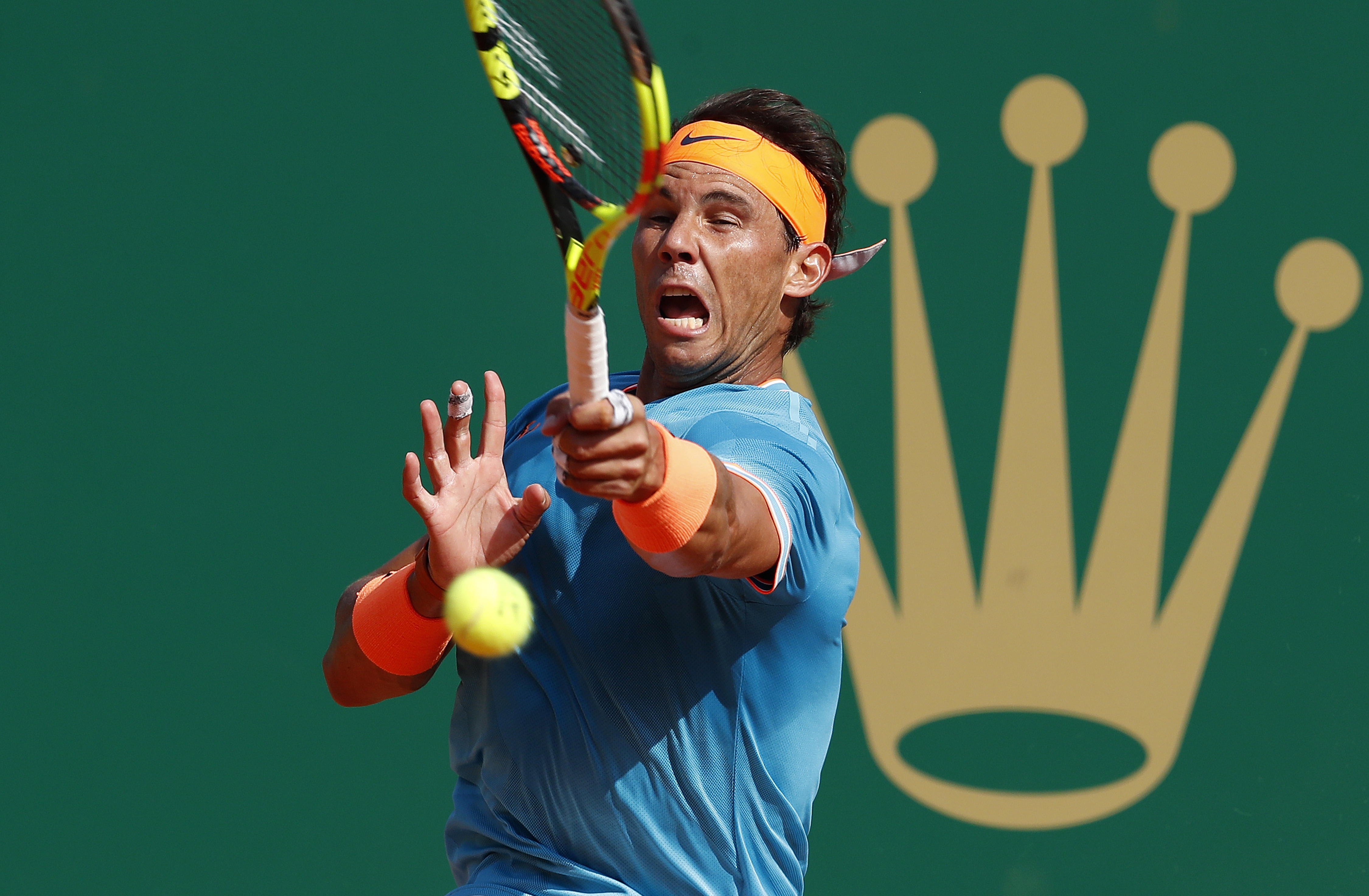 蒙特卡洛大师赛轻取法网，纳达尔刷新纪录